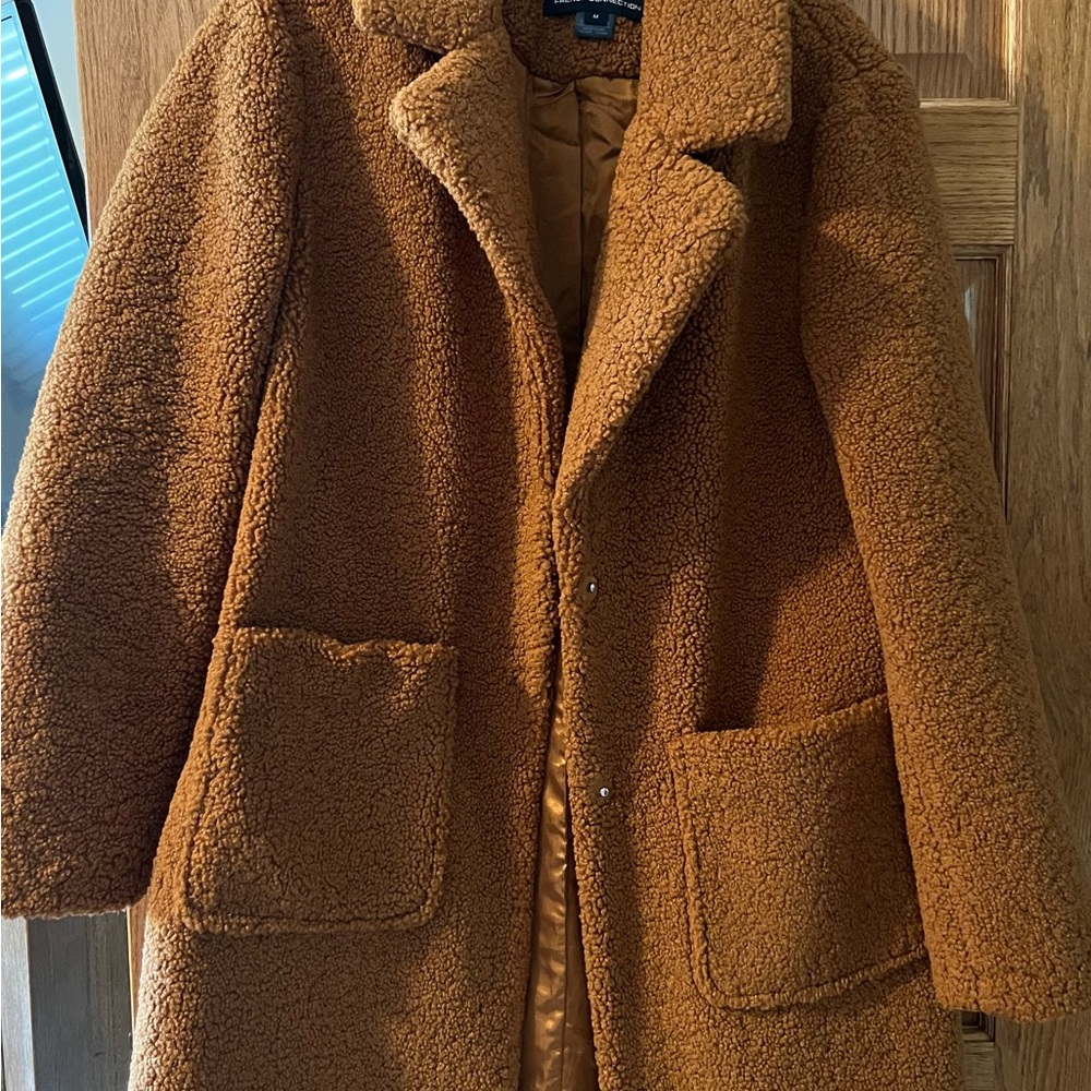 French Connection Tan Teddy Jacket